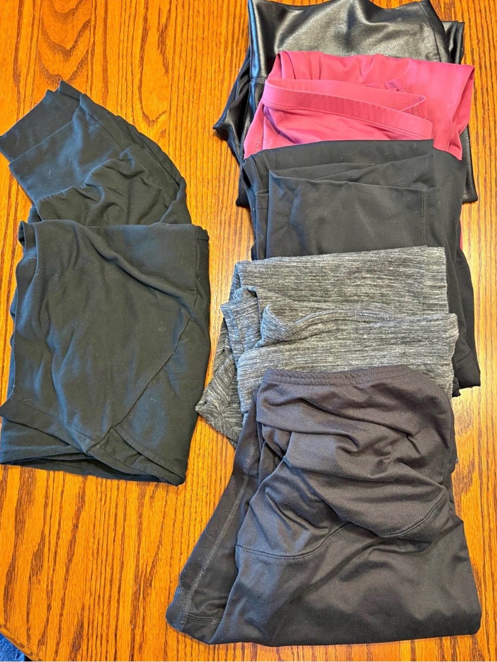 LOT of 6 Maternity Leggings/Joggers